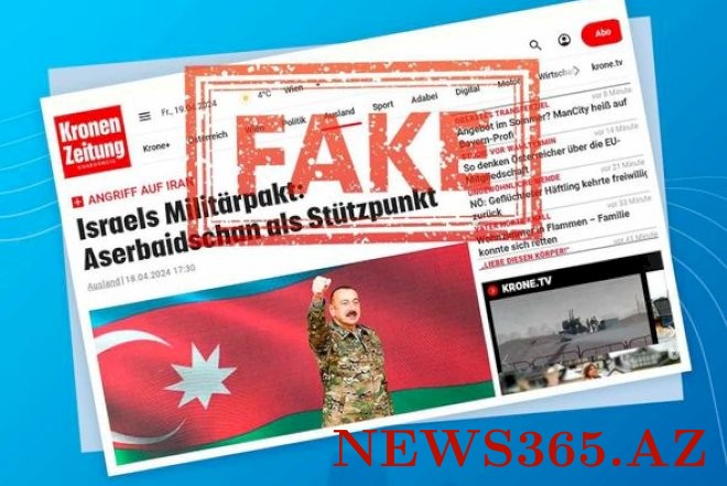 Ermənistanın və bir sıra xarici ölkələrin mediasında Azərbaycanla bağlı yalan məlumatlar yayılıb -  FOTO
