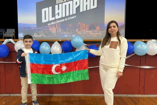Azərbaycanlı şagird Sidneydə olimpiadada qalib oldu -  FOTO