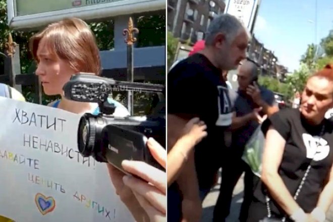 LGBT aksiyası İrəvanda etirazla qarşılanıb  - VİDEO