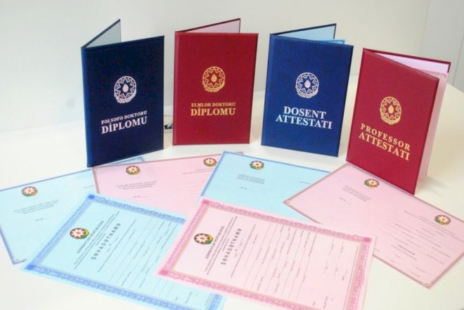 Elmlər doktoru elmi dərəcəsi alanların sayı açıqlandı 