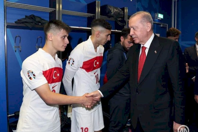 Ərdoğandan millinin futbolçularına TƏSƏLLİ