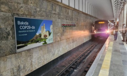 Metroda COP29-la bağlı məlumatlandırma işləri aparılır - FOTOLAR