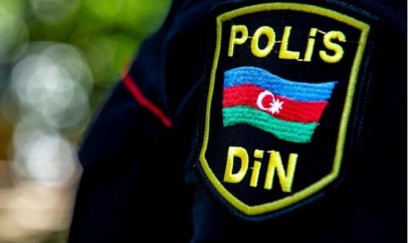 Bakıda avtomobil polisi vurdu 