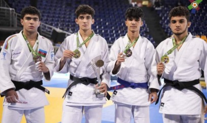 Azərbaycan cüdoçuları Avropa Kubokunda 4 medal qazanıb 