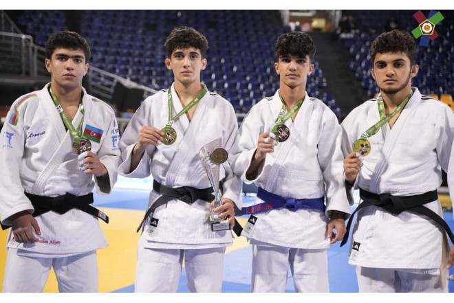 Azərbaycan cüdoçuları Avropa Kubokunda 4 medal qazanıb 