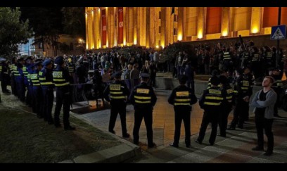 Tiflisdəki aksiyalarda 143 polis xəsarət aldı 