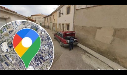 Meyiti gizlədən ispan təsadüfən Google Maps-in fotosuna düşdü 