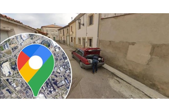 Meyiti gizlədən ispan təsadüfən Google Maps-in fotosuna düşdü 