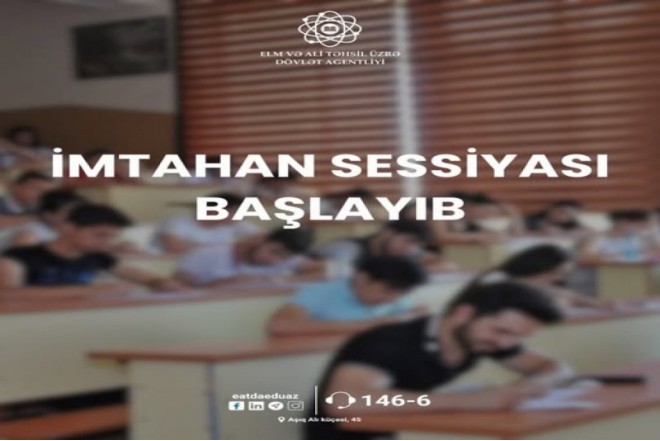 İmtahan sessiyası ilk dəfə Azərbaycanın bütün ərazisində keçirilir