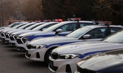 Naxçıvan polisinə yeni avtomobillər verildi - FOTO