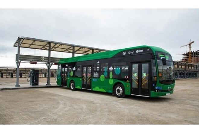 Bakıda istifadəyə verilən elektrikli avtobusların sayı 