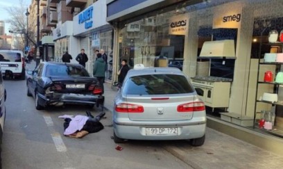 Bakıda ağır qəza - üç maşını vurub, qaçdı