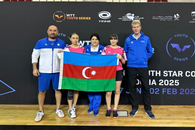 Azərbaycanın stolüstü tennisçiləri Dohada daha bir mükafat qazanıblar 