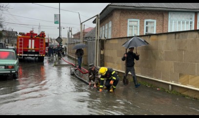 Lənkəranın bir sıra kəndlərini su basdı - RƏSMİ- FOTOLAR