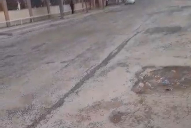 Bakıda yol təmiri ilə bağlı narazılıq: "Sadəcə çox kiçik bir hissəyə beton töküblər"