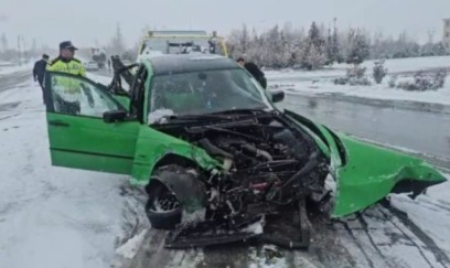 Naxçıvanda yol qəzası: 1 yaralı