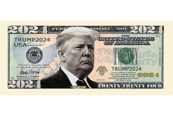 Trampın şəklini daşıyan 250 dollarlıq əskinas hazırlanacaq