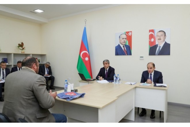 Anar Əliyev nazir qismində ilk dəfə vətəndaş qəbulu keçirib- FOTOLAR