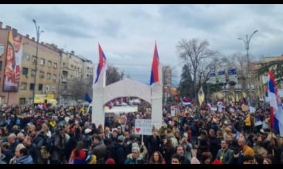 Serbiyada etirazlar səngimək bilmir 