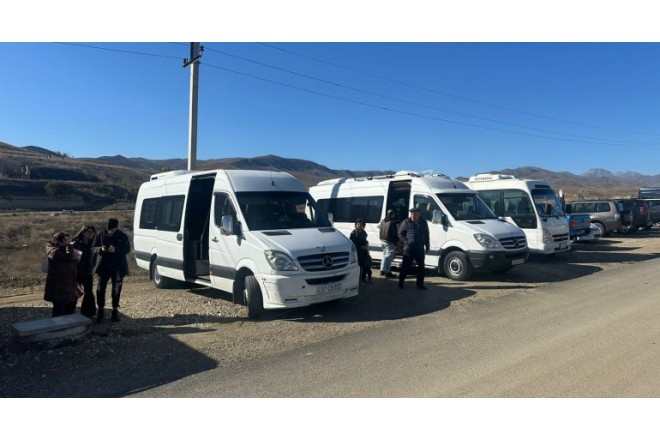 Ağdərəyə növbəti köç karvanı çatıb - YENİLƏNİB