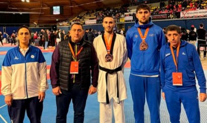 Azərbaycanın iki taekvondoçusu Niderlandda medal qazanıb 