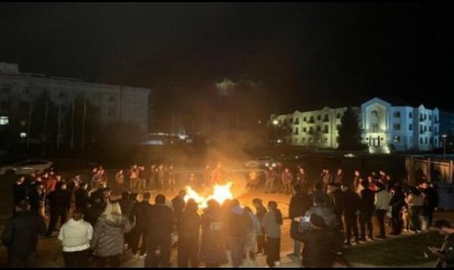 Xankəndi, Xocalı və Ağdərədə bayram tonqalları qalanıb - Foto