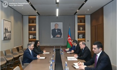 Ceyhun Bayramov Fələstinin səfirini qəbul etdi