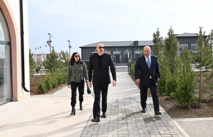İlham Əliyev və Mehriban Əliyeva Açılışlarda iştirak ediblər - YENİLƏNDİ