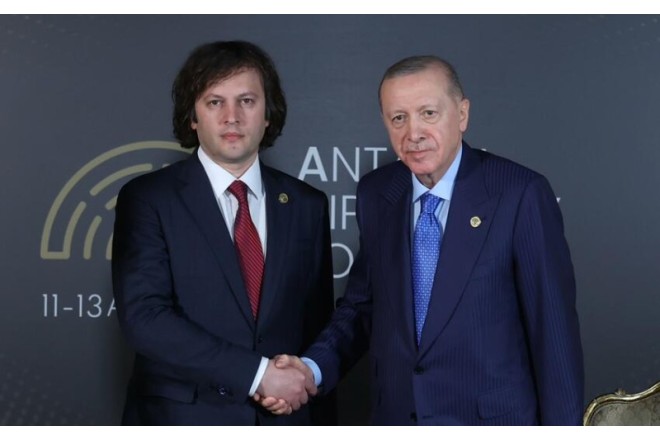 Ərdoğan Gürcüstanın Baş naziri ilə görüşdü