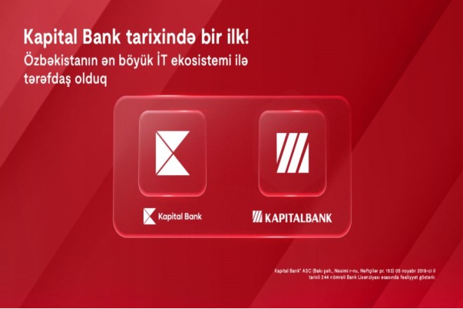 Kapital Bank Özbəkistanın ən böyük İT ekosistemi ilə tərəfdaş olub