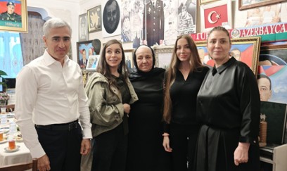 Leyla və Arzu Əliyevalar Polad Həşimovun evində - FOTO