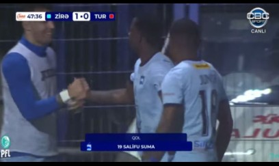 "Turan Tovuz" "Zirə"yə məğlub olur -CANLI