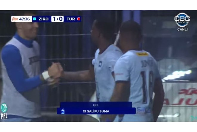 "Turan Tovuz" "Zirə"yə məğlub olur -CANLI