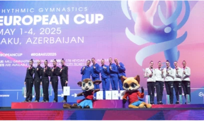 Gimnastika yığmamızdan Avropa kubokunda tarixi qələbə 