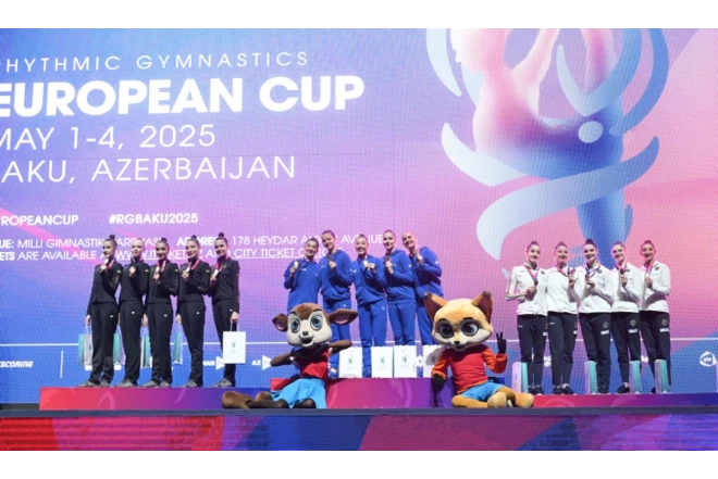 Gimnastika yığmamızdan Avropa kubokunda tarixi qələbə 