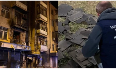 Daha bir müharibə dəhşəti: Bina termobarik mərmilərlə vuruldu