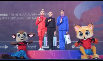 Gimnastımız Avropa Kubokunda bürünc medal qazandı - FOTO