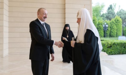 Prezident İlham Əliyev Moskvanın və Bütün Rusiyanın Patriarxı Kirill ilə görüşüb - YENİLƏNİB-2