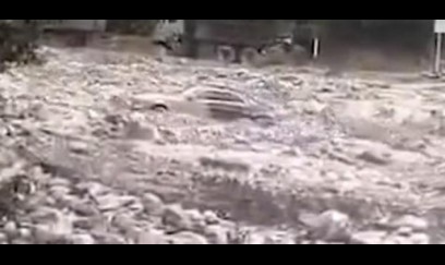Ordubadda güclü yağış fəsadlar törətdi 
