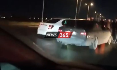 Bakıda minik aftomobillər toqquşdu- VİDEO