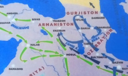 Ermənilərin Özbəkistanda saxta xəritə alveri