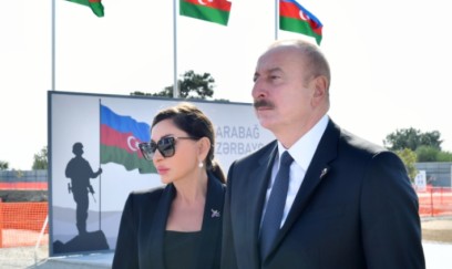 Prezident və xanımı Şuşanın Daşaltı kənd məscidinin açılışında