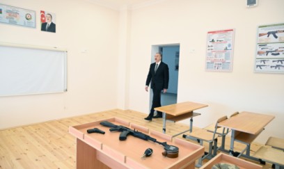Prezident Ağdamda kənd tam orta məktəbin açılışında – FOTOLAR