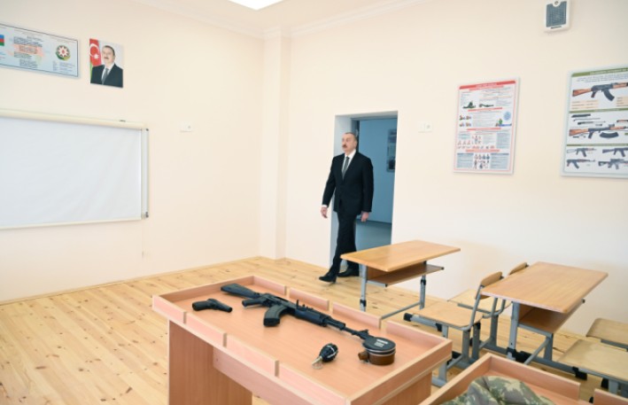 Prezident Ağdamda kənd tam orta məktəbin açılışında – FOTOLAR