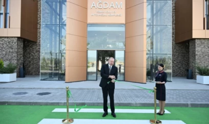 Ağdam Dəmir Yolu və Avtovağzal Kompleksindən unikal görüntülər- FOTO