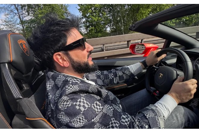 Xalq artisti “Lamborghini”ni 300-lə sürdü - VİDEO