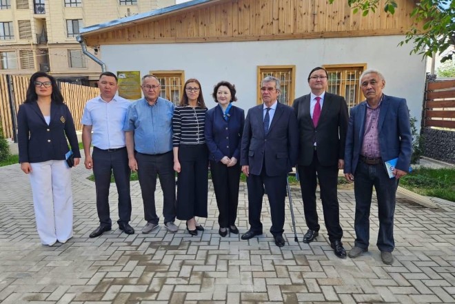 Fond Prezidenti Bişkekdə Alıkul Osmonov Forumunda çıxış edib- FOTOLAR