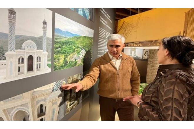 Zəngilan məscidi Venesiya Biennalesində təqdim olundu 