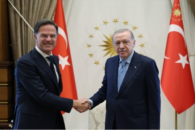 Ərdoğan NATO Baş katibini qəbul edib 