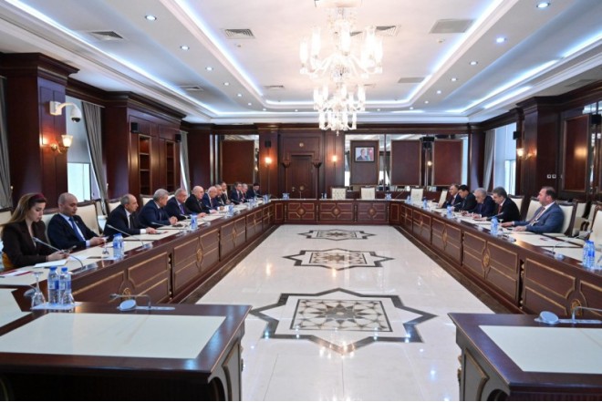 TBMM nümayəndə heyəti Milli Məclisdə qəbul edilib